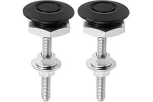 HOYPEYFIY 2Pcs Schnellverschluss Stoßstange Motorhaube Verschlusshaube Universal Schnellverschluss Haube Pin Motorhaube Verschluss Clip Schnellverschluss Druckknopf Stoßstange Clip Verriegelung (30mm)