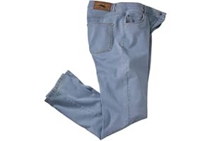 ATLAS FOR MEN - Jean Homme Regular - Jeans Homme Stretch - Coupe Droite - Pantalon Homme - Disponible en Grandes Tailles