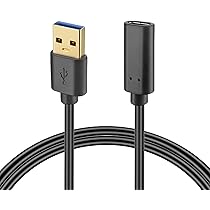 2M 100W USB C Extension Cable [3.1/10Gbps] Braided Cord 5A 4K 60Hz USB Type C Male To Female Fast Charge Data Transfer Extender Cord Compatible For MacBook IPad Pro IPhone XPS Galaxy