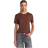 DILVIN Bisiklet Yaka Kısa Kollu Kadın T-shirt D&uuml;z Kesim Standart Kalıp Yazlık Basic