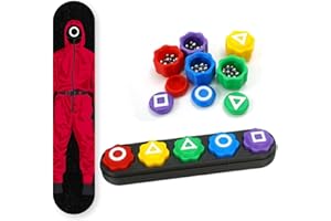 THE LONDON FINERY Gonggi Game, Gonggi Korean Game, Squid Game Gonggi, Gonggi Weighted Stones Dice, Korean Traditional Weighted Gong gi Game Set, christmas & birthday gift.
