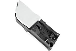 FLYSCLEAN Fuel GAS Filler Pocket Housing Hinge Door + Cover Compatible With 2015-2023 Ford Transit Van Replace# CK4Z-5427936-A, CK4Z-5427936-F (Fuel Filler Housing + White Cover)