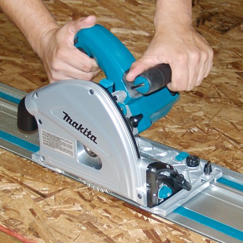 Makita SP 6000K1 Tauchsäge mit Führungsschiene und Systainer - 5