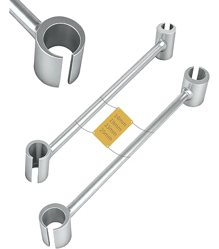 2 PCS Clé De Réglage Charnière 14-19mm Et 23-25mm - Outil Réparation Porte Hinge Wrench