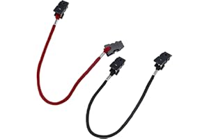 GRANVOO 2 Stück Hat Retainer Clip, 30cm Hut Halter Clips Cap Retainer Clip, Hats Keeper Winddichte Halteclip für Klettern Angeln Camping Bootfahren Segeln Golf Wandern, Schwarz und Rot (A)