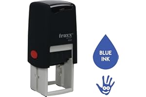 STAMP DESIGN 4U Traxx 9021 Loyalty Card Self Inking Rubber Stamp *A Blue Hand Waving Design*