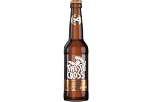 Thistly Cross Whisky Cask Cider - 10 x 330ml - Delicious Scottish Cider - Perfect as a Cider Gift Set for Men and Women or as the Perfect Fridge Filler.