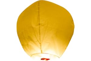SKYLANTERN - Farol volador (50 x 80 cm), color blanco