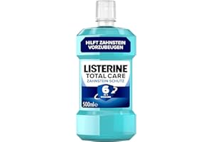 ‎LISTERINE LISTERINE Total Care Tartar Protection 500 ml, Protective Mouthwash Against Tartar with 6 in 1 Effect, Antibacterial Mouthwash Protects Against Gum Problems, Up to 24 Hours of Fresh Breath