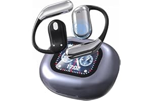 GTYORUS Übersetzer Kopfhörer, Ai Übersetzungskopfhörer mit Bildschirm | Echtzeit Übersetzung in 115 Sprachen | Translator Earbuds für iOS und Android, Ideal für Geschäft und Reisen Lernen (Q16Pro)