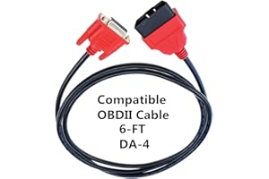 AUGREX DA-4 OBDII Cable Adaptor Replace EAX0068L00C EAX0068L26A Fit for Snap-on Solus Ultra EESC318 Scanner Main Test, OBD2 Connector Cable Scan Tool