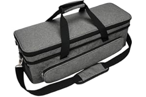 YIOKII Étui de transport compatible avec Cricut Maker, Cricut Explore Air (Air 2), Silhouette Cameo 4, sac fourre-tout de rangement pour machines de découpe et accessoires