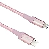 Amazon Basics - Cavo di ricarica USB-C a Lightning, certificato MFi, in nylon intrecciato, per iPhone 13/12/11/X/XS/XR/8, 1.8