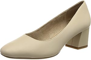 Tamaris Pumps 1-1-22409-29 Talla 36,Color Ivory Leather, Zapatos de tacón Mujer