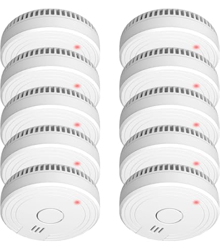 König Design Smoke Detector Magnetic Holder Pack Of 5 Self-Adhesive Magnetic Holder For Smoke Detectors Diameter 70 Mm Quick And Safe Installation Without Drilling Or Screws For All Fire Alarms And - View #5
