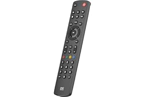 Televisor con control remoto universal One For All Contour TV - Control de TV/Smart TV - Garantizado para funcionar con todas las marcas del fabricante - URC1210
