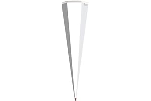 ROTH Schultüten-Rohling groß zum Basteln weiß - 85 cm 6-eckig - mit Rot(h)-Spitze ohne Verschluss