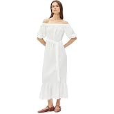 Midi Boy Dress With Shoulder Open Belt