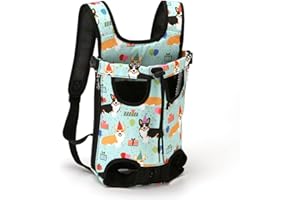FUNAT Zaino per Cani, Borsa da Trasporto per Gatto Cane, Marsupio per Cani Zaino per Petto Anteriore Borsa a Tracolla Tote per Cuccioli di Gatto Sling Outdoor