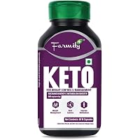 Farmity Keto Advanced Weight Loss Supplement With CLA, Green Coffee Extract, Garcinia Cambogia Extract, L-Carnitine…