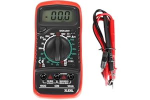 EJOYOUS Profesjonalny cyfrowy multimetr, AC / DC tester napięcia XL830L multimetr cyfrowy woltomierz tester baterii Ohm Volt amperomierz wyświetlacz LCD i podświetlenie
