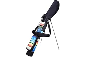 Craftsman Golf Sac de transport léger Sunday avec support, parfait pour la conduite, par 3 parcours de marche, sac de golf parfait pour homme et femme