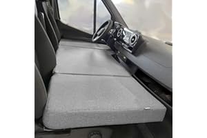 K´Foam Store Matelas de siège avant pour Mercedes Sprinter Camper RV (2020-2022), lit pliable parfait pour enfants et animaux domestiques