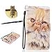 Produktbild Samsung Galaxy J5 ( 2016 ) Hülle, Samsung Galaxy J5 ( 2016 ) Schutzhülle Leder Hülle, Alfort 3 in 1 Flip Wallet Fashion Design Dual Use Falten Premium PU Leder Tasche Case Cover Folio Mappen Kasten Abdeckung für Samsung Galaxy J5 ( 2016 ) 5.2" Smartphone Funktion Unterstützte Telefone mit Katze ( Farbe ) + Netter Staub Stecker + Alfort Schwarz Stylus Pen