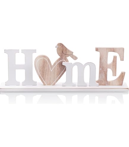 Lettres Décoratives En Bois - Home - Vintage