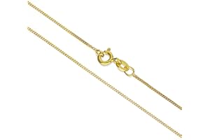 jewellerybox Sterling Silber feine diamantgeschliffene Panzerkette getaucht Gold | Kettenlängen: 16 Inches (40,6cm) - 22 Inches (55,8cm)