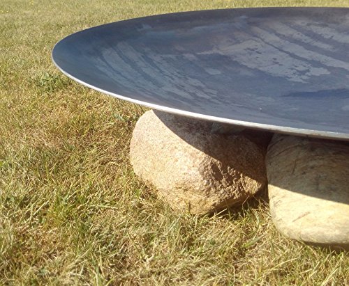 Feuerschale 100 cm Lagerfeuer Eisenschale gewölbte Scheibe 1000 mm SMD1000 - 5