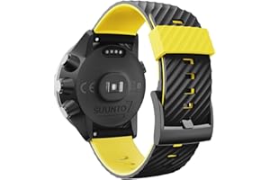 WIIKAI Bracelet de Rechange en Silicone pour suunto 7/9/9 baro/Spartan Sport/D5 Bracelets de Montre de Rechange.