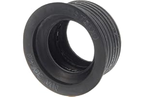 Siphon avec manchon en caoutchouc tecuro pour tuyau d’évacuation de diamètre extérieur 40 mm x diamètre intérieur 32 mm