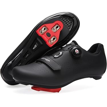 Chaussures De Cyclisme Route & VTT Unisexe – Semelle Rigide Look/SPD-SL, Respirantes Et Antidérapantes