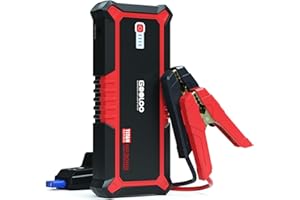 ‎GOOLOO GOOLOO GP3000 Starthilfe Powerbank,3000A Tragbares Starthilfe für bis zu 9,0L-Gas und 7,0L Diesel, 12V SuperSafe Lithium Batterie Booster Auto Starthilfe mit USB-Schnellladung