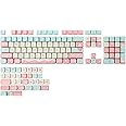 KiiBoom Ice Cream Dream MOA Profile Keycaps Set, 136 Keys PBT Custom Keycaps for ANSI Layout, MX Switches Gaming Mechanical Keyboard