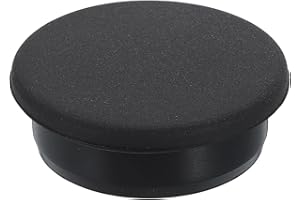 sourcing map Silicone Hole Plug, Waterproof Round Rubber Stoppers Bottle Seal Plugs Tube Pipe End Caps for 38mm/1.5" Hole for Bathtub Bottle, Black