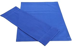 ZERODIS 1 Set Fodere per sedie da regista Tessuto sostitutivo in tela Forniture per la casa Copertura protettiva Accessori per mobili durevoli(Blu)
