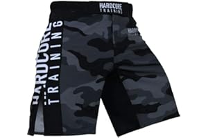 Hardcore Training Fight Shorts Hombre Pantalones Cortos MMA BJJ Boxeo Grappling Fitness No Gi