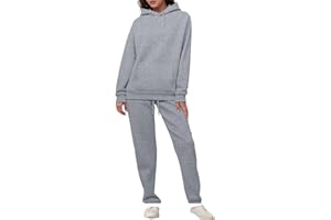 BAUENIEROY women's clothing 2025 Lounge Wear Sets For Women UK Tracksuit Full Set Wear 2 Piece Ladies Fall Fleece Tracksuits Comfort Long Sleeve Hoody Coat Tops Trousers Fashion Autumn Winter Clothing