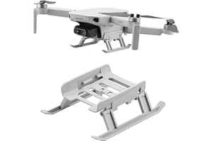 worahroe Faltbare Landing Gear Erweiterungen für DJI Mini 4K/2/SE/Mavic Mini Drone Zubehör Landegestell Landefüße Grau