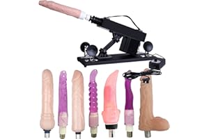 MAYAGU Lòve Sẹx Mǎchinē Para Mujer,Ametralladora Con Potente Motor Bomba Telescópica Máquina De Masaje Mǎschinēn Combinación De Varias Velocidades Con Varios Accesorios Riēsigēr Pēnìs