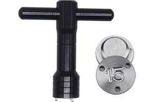 DAZUZD Golf Weights Screws with Wrench Tool for Taylormade TP Collection & Spider Mini Putter (Black)