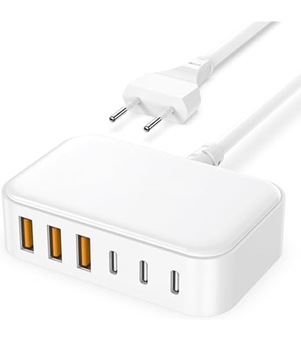 Luce Touch Adattatore Da Muro 65W Xoopar ICE-G - Doppia Porta USB/USB-C - Carica Veloce Per PC E Telefoni Caricatore Veloce Usb C