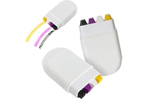 LOVETRENDS Non-Binary Flag Facepaint Stick - Yellow, White, Purple & Black Coloured Make Up - LGBTQ+ Pride Month Pride Face Paint Makeup June Pride Events