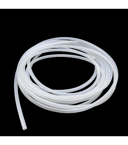 MBMYUCKY Silikonschlauch 5 Mm ID X 8 Mm OD – 3 M Flexibel, Lebensmittelecht, Transparent, Für Aquarium, Luft, Wasser
