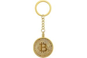 B BITCOIN Bitcoin Moneda Llavero Oro