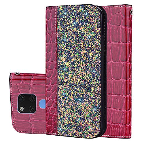 Preisvergleich Produktbild Huawei Mate 20 Handyhülle [Premium Leder] [Standfunktion] [Kartenfach] [Magnetverschluss] PU Schlanke Leder Brieftasche für Huawei Mate 20 (3)