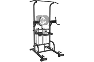 Sportsroyals Power Tower Pull Up Dip Station Assistive trainer Multi-Function Home Gym Strength Training Fitness Equipment