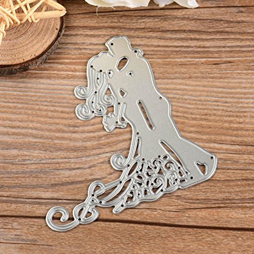 VENMO Metall Schneiden stirbt Schablonen DIY Scrapbooking Prägepapier Karten Album Tagebuch Schablone （10 Muster） (E) - 2
